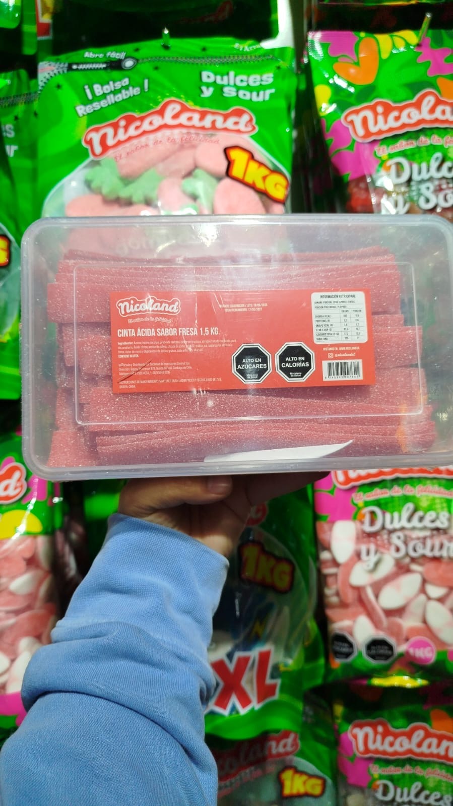 Kilo y medio de gomita