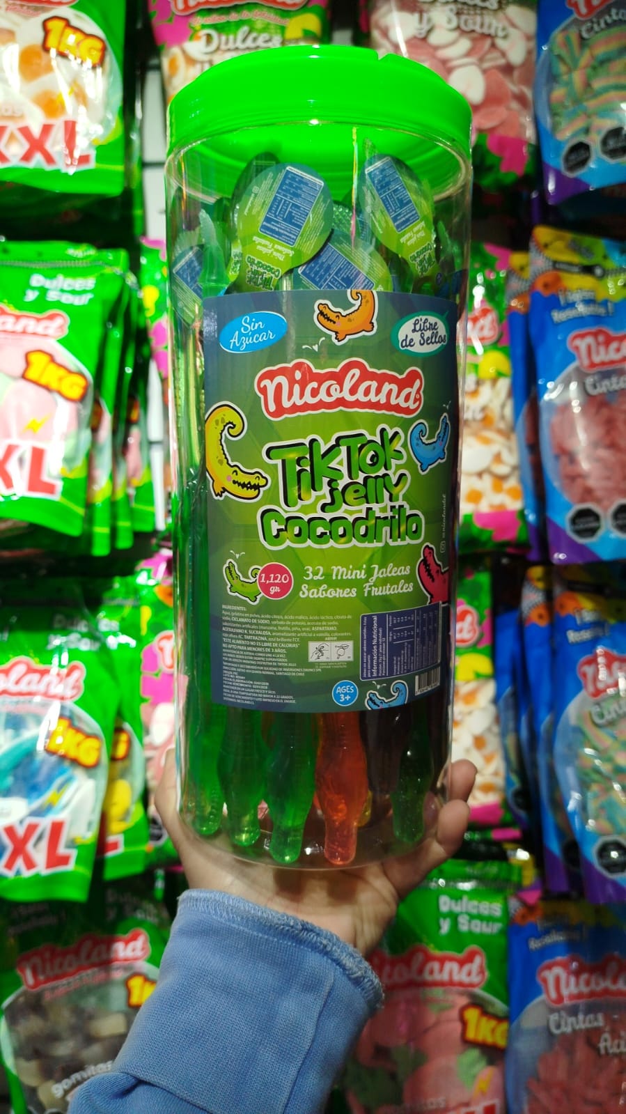 Jaleas forma cocodrilo