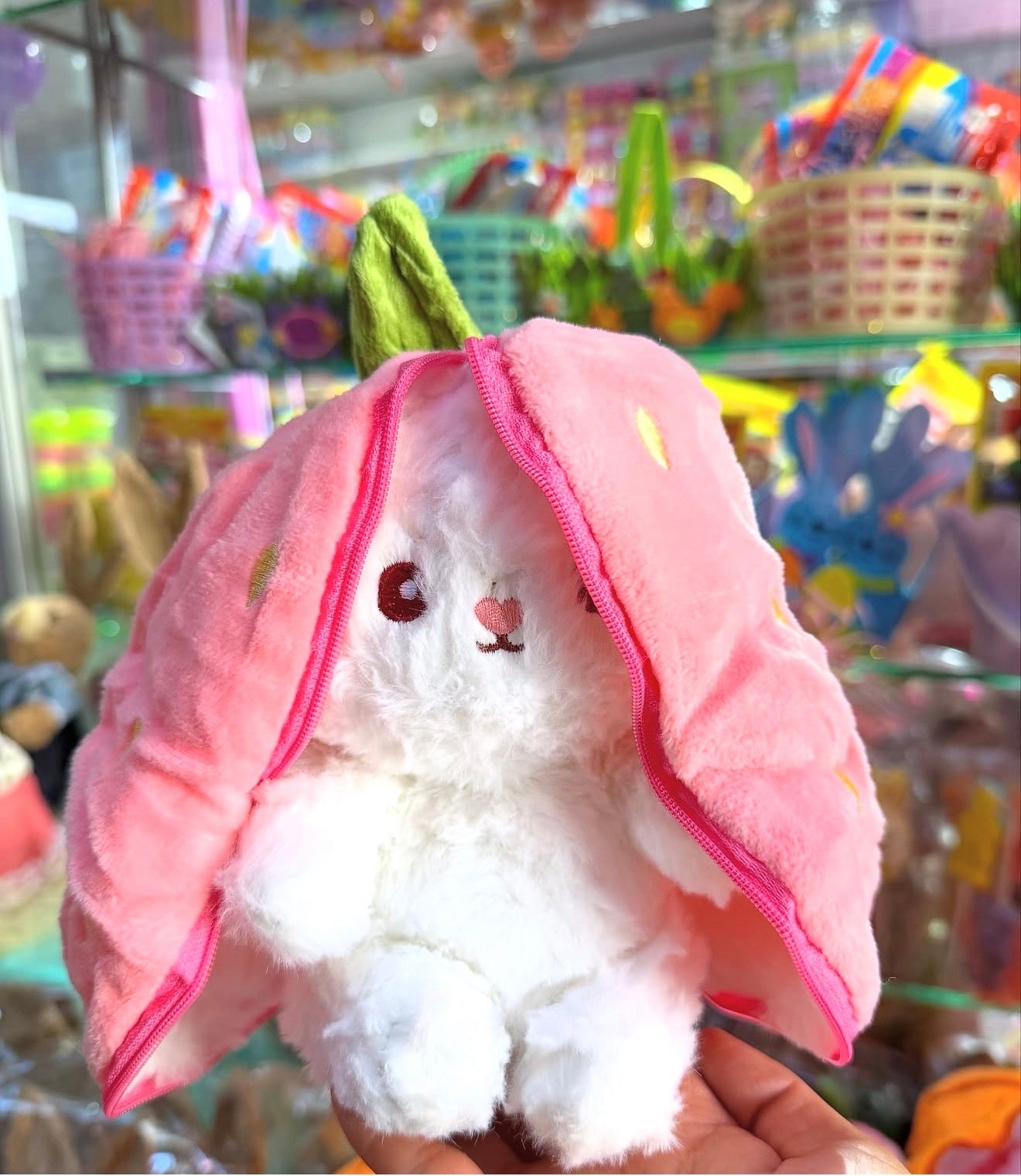 4 Peluche sorpresa con cierre grande