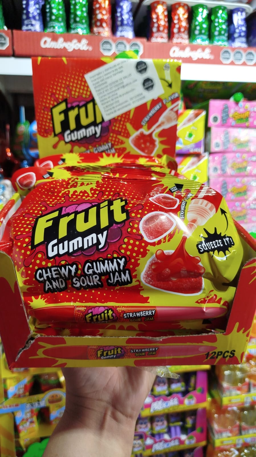 Caja de 12 fruit gummy