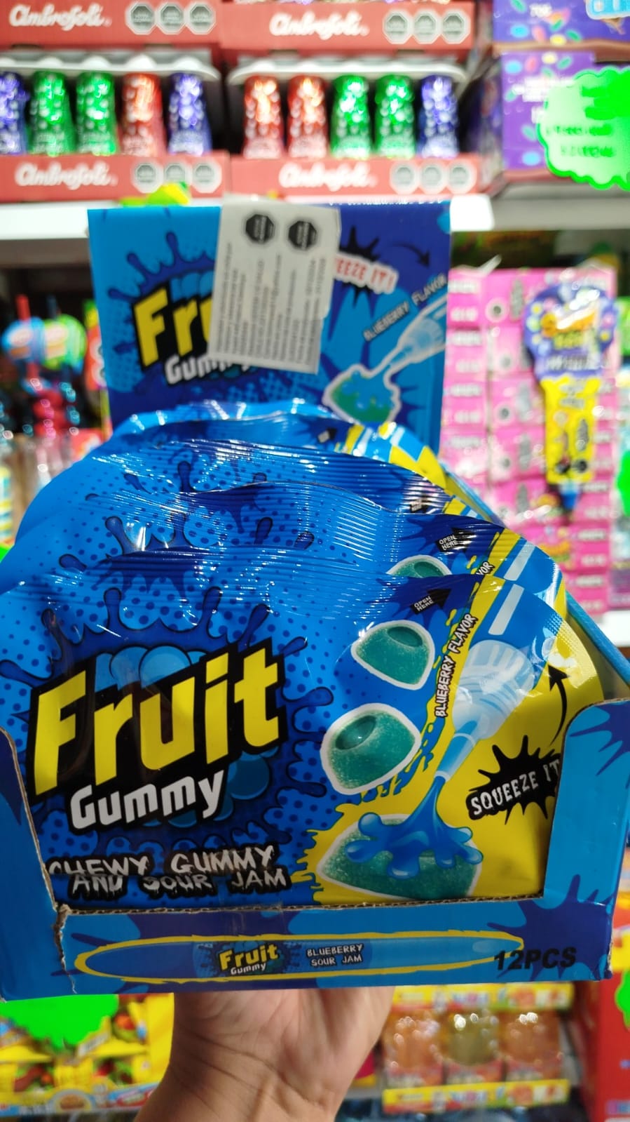 Caja de 12 fruit gummy