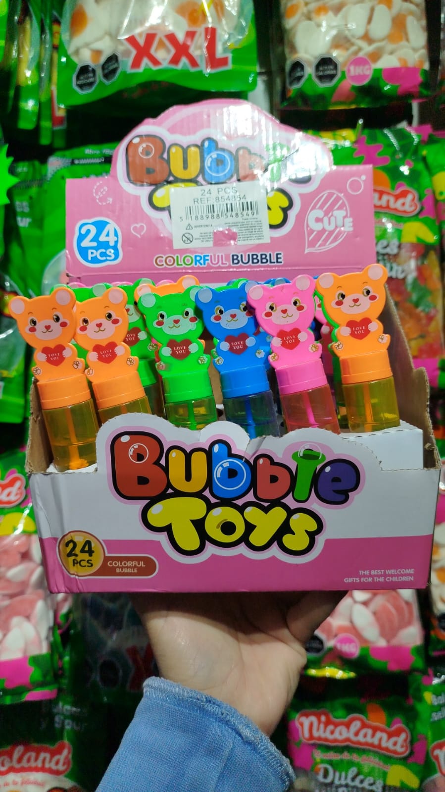 24 burbujas