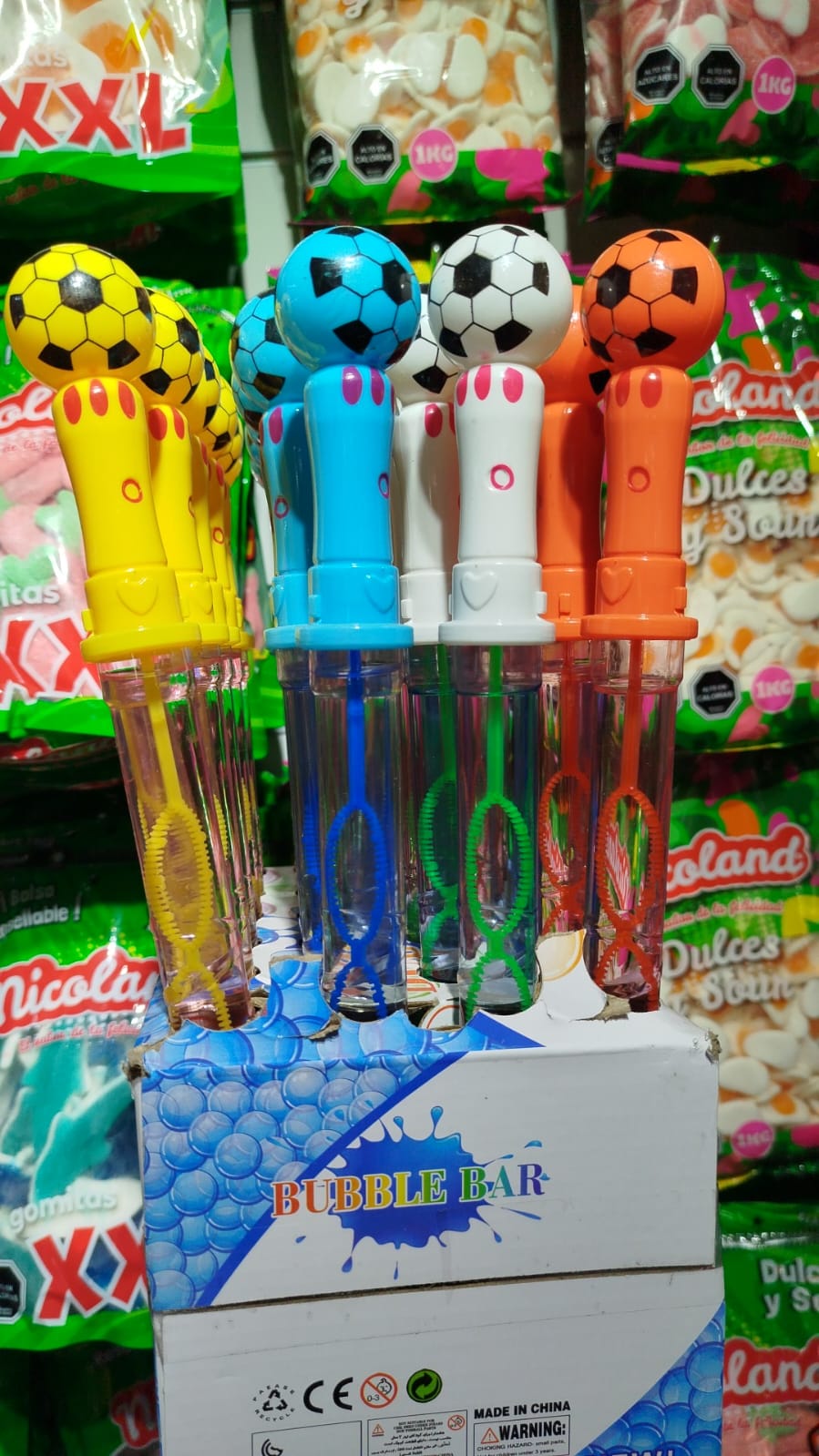 24 burbujas grandes