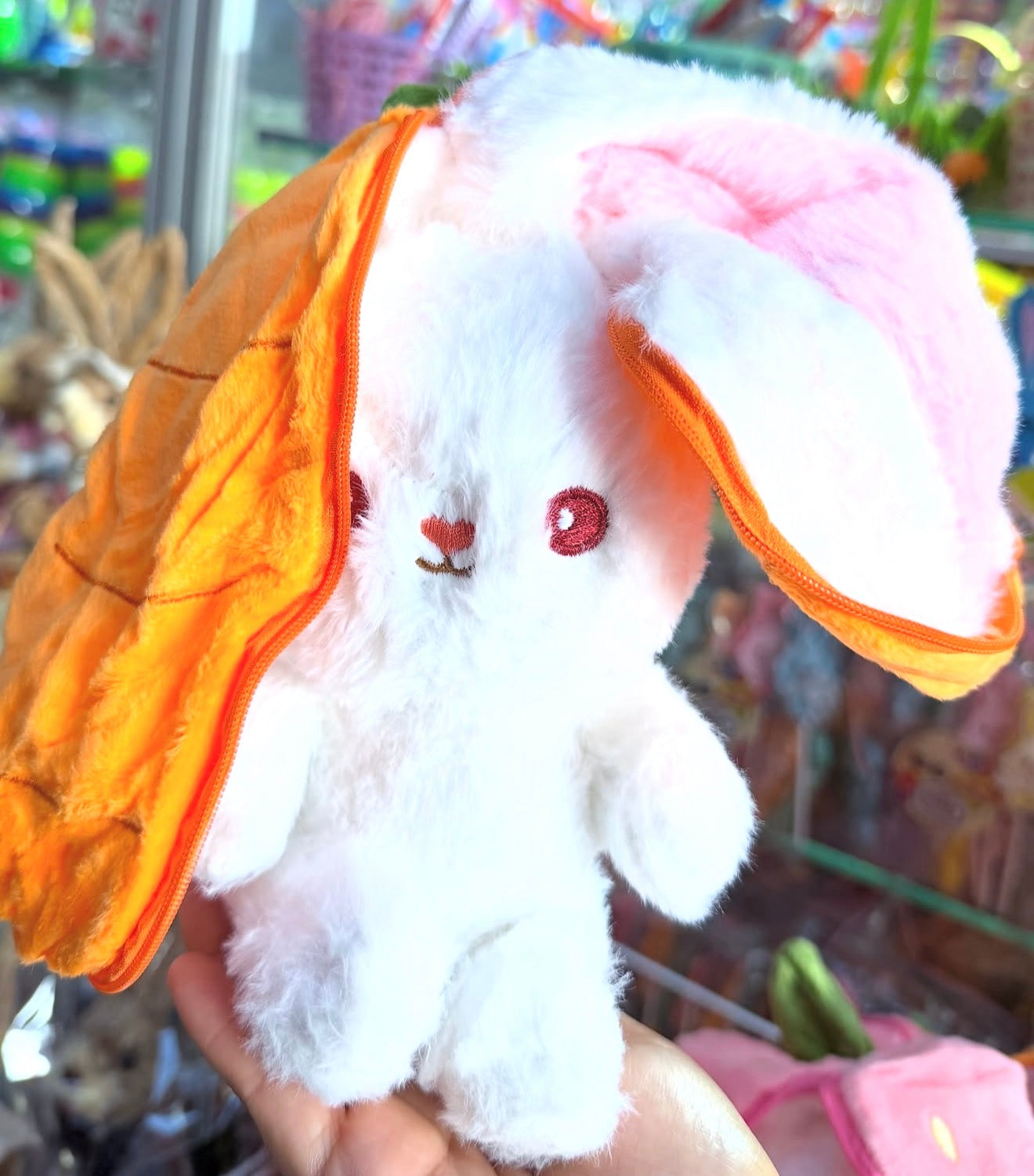 4 Peluche sorpresa con cierre grande