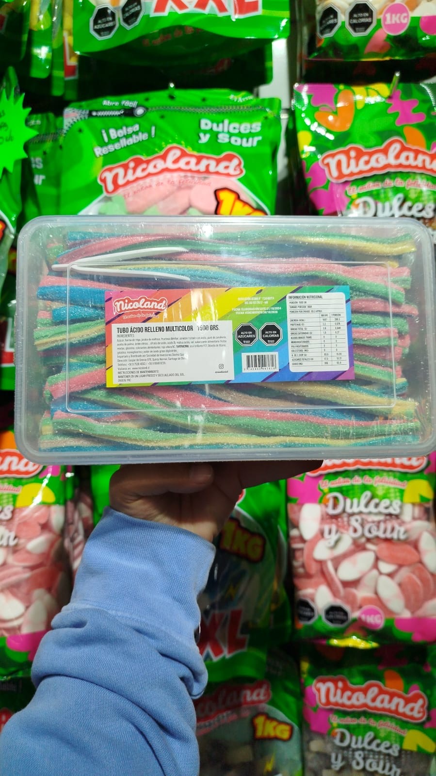 Kilo y medio de gomita