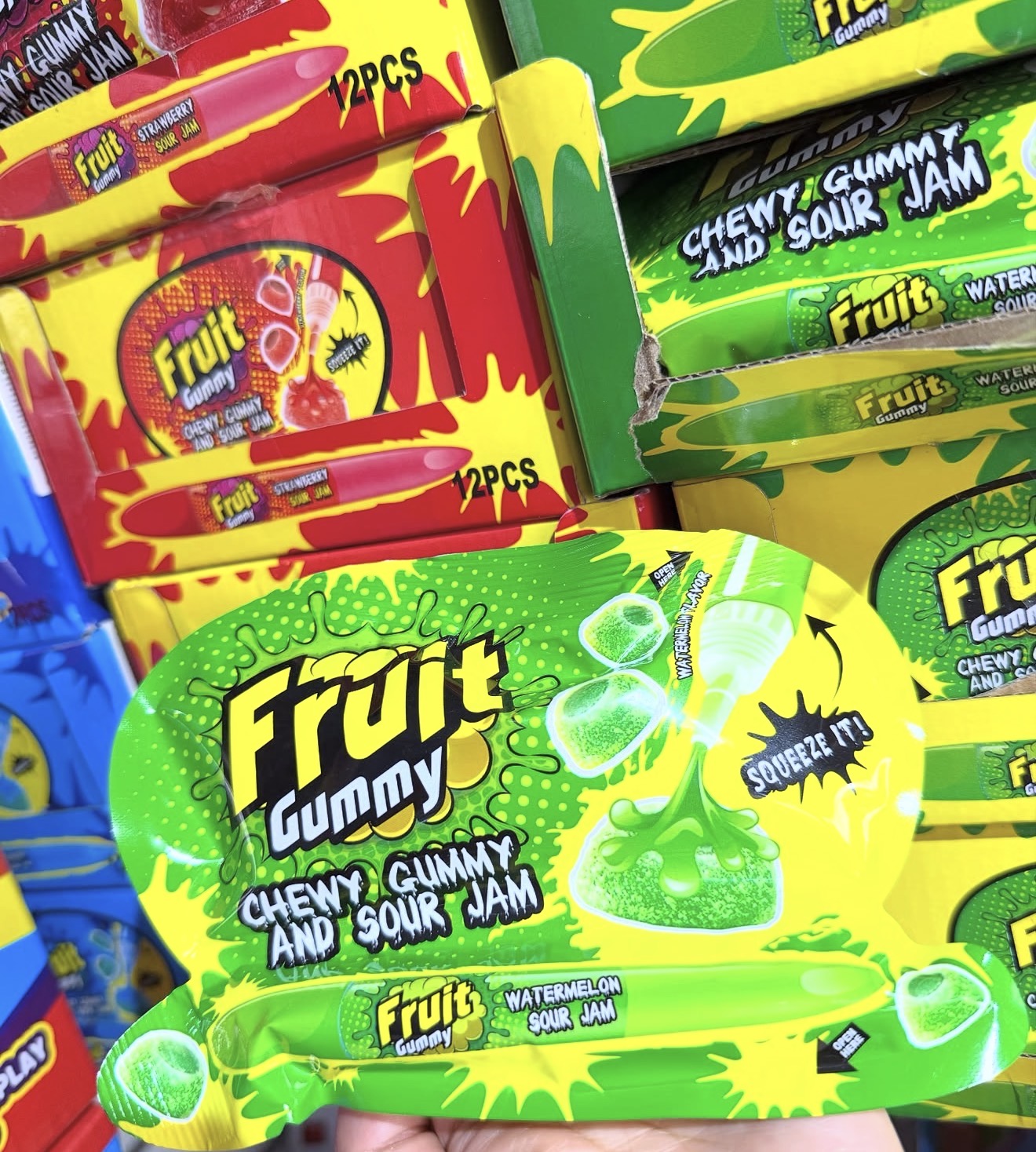 Caja de 12 fruit gummy