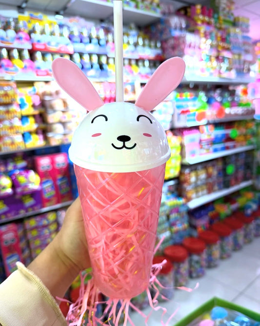 Docena vaso conejo reutilizable (no incluye papel picado)