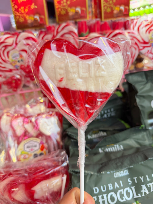 10 paletas de caramelo artesanal feliz día