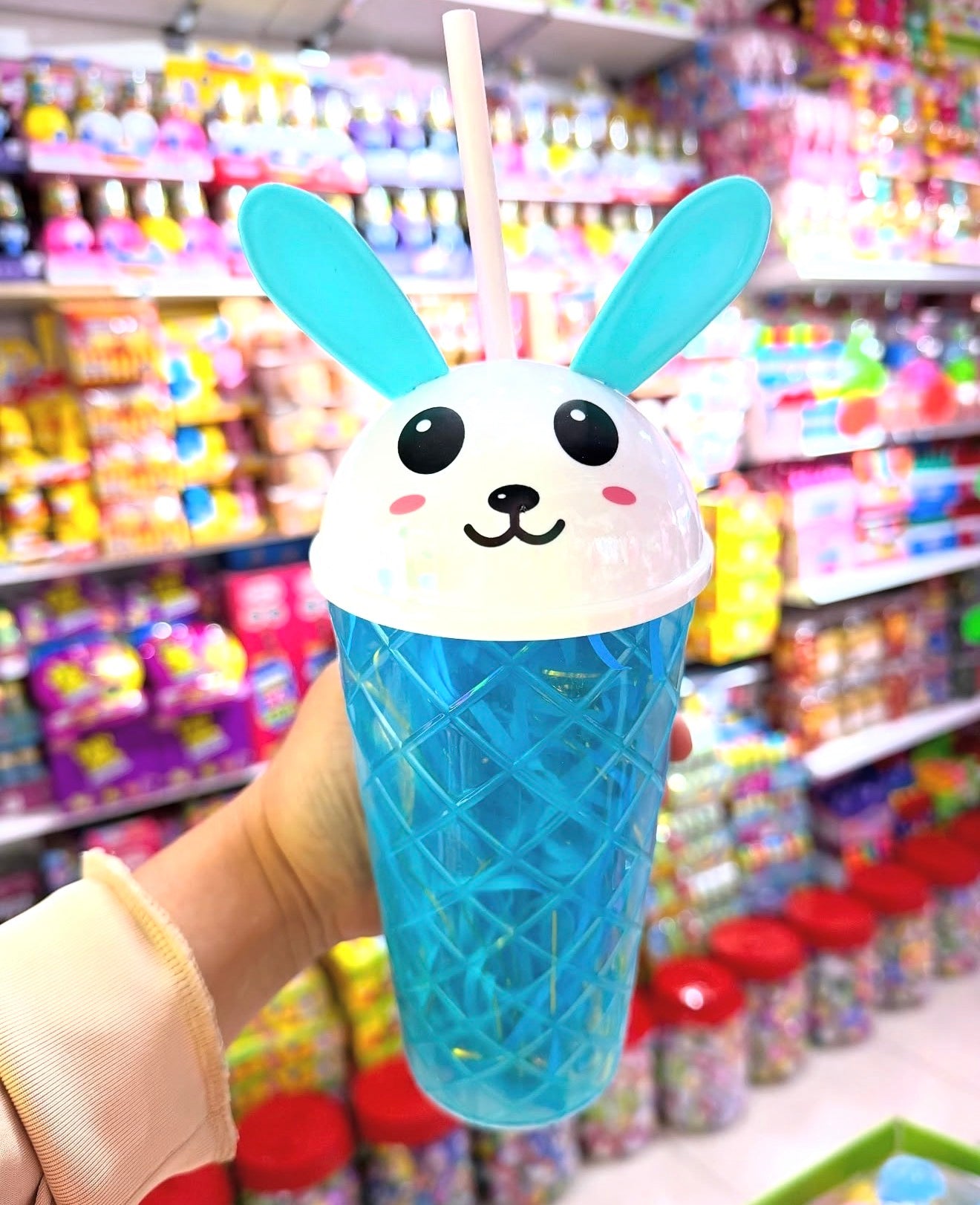 Docena vaso conejo reutilizable (no incluye papel picado)