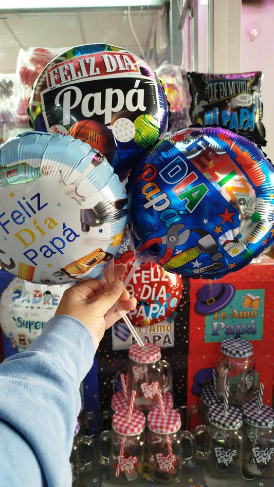 Docena globo mediano con varilla