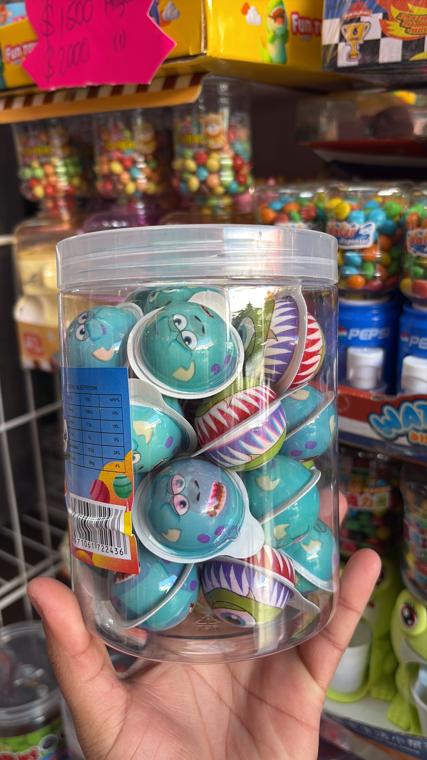 Pote de gomitas